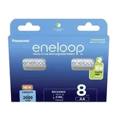 Panasonic Eneloop AA polnilne baterije 2000 mAh, 8 kosov