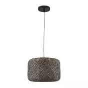 Luster na lanku CLEA 1xE27/20W/230V, precnik 30 cm, antracit