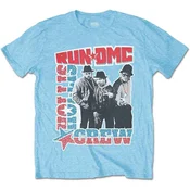 Run DMC Hollis Crew Sky Blue L Majica