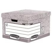 Arhivska škatla, kartonska, velika, BANKERS BOX SYSTEM by FELLOWES®, 10 kosov