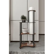 Opviq Podna lampa KS-11122, 17x120 cm, IP20, Crno-braon