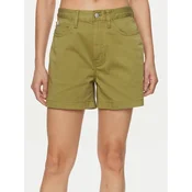 Calvin Klein Jeans Kratke hlače iz tkanine J20J223135 Zelena Mom Fit