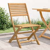 vidaXL Sklopive vrtne stolice 2 kom 48,5x61,5x87 cm od drva bagrema