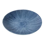 Krožnik za tapas ICE SAPPHIRE 16 cm, modra, keramika, MIJ