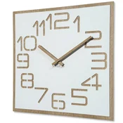 shumee Stenska ura Digits iz hrasta 50 cm bela