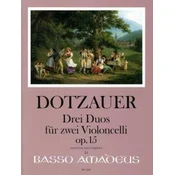 DOTZAUER:DREI DUOS FUR ZWEI VIOLONCELLI OP.15