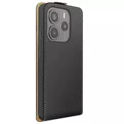 AVIZAR Denarnica etui za Xiaomi Poco M7 Pro Vertikalna magnetna zaponka, Črna, (5000189177)