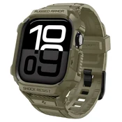 Ovitek Spigen Rugged Armor Pro V2 za Apple Watch 10 46mm/Watch 11 46mm - vintage khaki