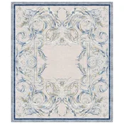 Casa Padrino Luxury Baroque Living Room Carpet Gray/Blue - Various Sizes