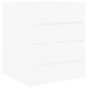 Vidaxl Omarica za umivalnik bela 41x38,5x48 cm inženirski les