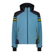 CMP MAN JACKET ZIP HOOD, moška smučarska jakna, modra 35W0117