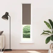 Rolo zavjesa za zamracivanje boje kave 60x210 cm Širina tkanine 55,7 cm Poliester