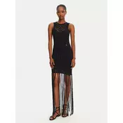 Patrizia Pepe Pletena obleka 2A2916/K260-K103 Črna Regular Fit