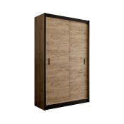 Ormar s kliznim vratima SAPHIRA 150x215 cm hrast craft