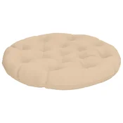 Vidaxl Blazina za viseči stol VIANEN 100% poliester Krem O 80 x 12 cm