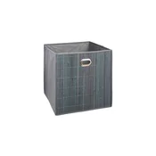 shumee Košara/posoda 31x31x31cm bambusovo siva