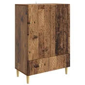 vidaXL Strani šal Star les 66 x 34,5 x 95 cm Inženirski les