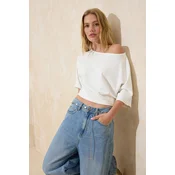 Trendyol Milla Ženska bluza, Krem
