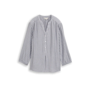TOM TAILOR Bluza siva/bela
