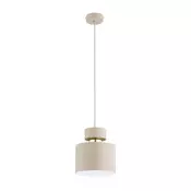Lestenec ASLI na kablu 1xE27/15W/230V, bež