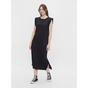 Black Womens Basic Maxi Dress Pieces Chilli