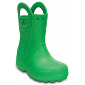 Crocs otroški škornji Handle It Rain Boot, zeleni, 25.5