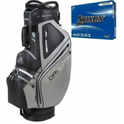 Big Max Dri Lite Sport 2 SET Grey/Black Golf torba Cart Bag