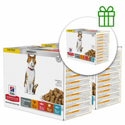 Hills Science Plan Feline Young Adult Sterilised Chicken & Fish & Trout & Turkey 12 x 85 g, 2+1 BREZPLAČNO