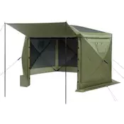 VEVOR Paviljon ekraani telk 36x36x22 m zelena