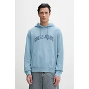 Guess Jeans pulover s kapuco moški bombažen