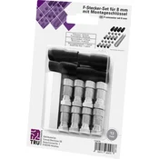 TRU COMPONENTS TRU COMPONENTS TC-6936304 F-konektor z zaščitnim tulcem proti pregibanju Priključki: F-vtič Premer kabla: 8 mm 1 set, (20434804)