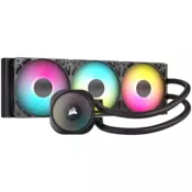 CORSAIR NAUTILUS 360 RS ARGB, 3x 120mm ARGB ventilator, vodno hlajenje za procesor - CW-9060093-WW