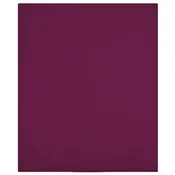 Vidaxl Napenjalna rjuha bordo 180x200 cm bombaž