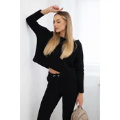Set with an oversized blouse in black