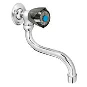 Jednorucna zidna slavina - ventil 1/2 g.deo - donji izliv 18mm - PICCOLO KLASIK FUMME Rosan AF52S140