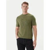 KARL LAGERFELD Majica 755036 562221 Zelena Loose Fit