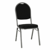 KONDELA Konferenčni stol Jeff 3 New - črno/siv