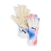 Puma FUTURE Ultimate NC Football Goalkeeper Gloves, White, Size 9.5, Accessories