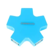 Omega OMEGA USB 2.0 HUB 4 VRATA STAR BLUE [43520] TE