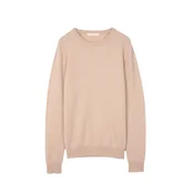GOBI Cashmere Pulover Womens Essential Cashmere Crewneck Sweater bež