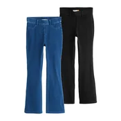 Next Jeans pajkice moder denim/črna