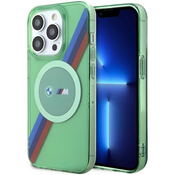 BMW BMHMP15LHDTN iPhone 15 Pro 6.1 green hardcase M Tricolor Stripes MagSafe (BMHMP15LHDTN)
