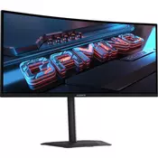 GIGABYTE Gaming monitor G34WQC2 (34, QHD, 200Hz, ukrivljen)