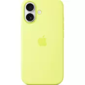 iPhone 17 Silikonski ovitek z MagSafe - Neonsko rumena