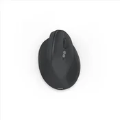 Hama vertikalna ergonomska brezžična miška EWM-600R, desnoročna, polnilna, več naprav