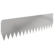 vidaXL vidaXL Robovi trave 10 pcs 103 x 30 cm Jeklo Srebrna, (5000301597)
