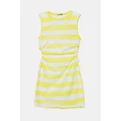 United Colors Of Benetton Poletna obleka 3SL3CV013 Rumena Regular Fit