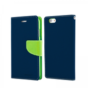 GOOSPERY preklopna torbica Fancy Diary iPhone 5/5S-modro rumena