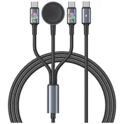 USAMS USAMS KABEL HUAAN SERIJE SJ754 72W USB-C NA USB-C + POLNILEC