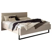 Xora POSTELJA 180 cm x 200 cm , tekstil, leseni material kašmir